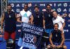 L'equip "84" celebra la victòria amb l'NBa Aaron Affalo