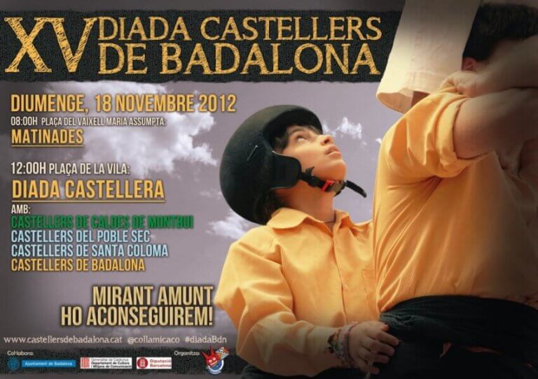 Els Castellers de Badalona celebren la seva XV diada demà