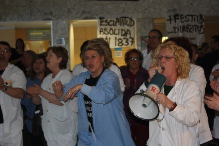 L’hospital de Can Ruti es tanca contra les retallades en Sanitat