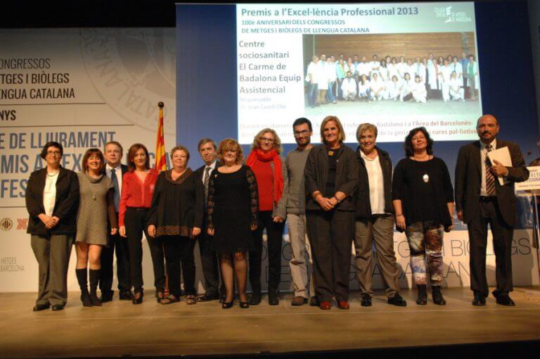 El Sociosanitari El Carme, Premi a l’Excel·lència Professional 2013