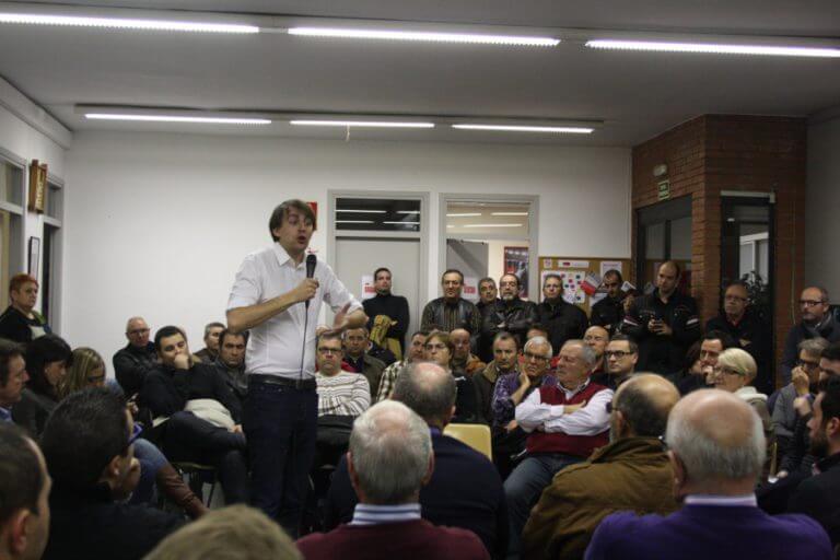 El líder de les JSC busca suport a Badalona de cara a les Eleccions Europees