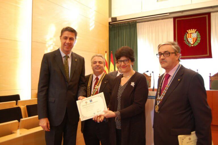 El Rotary Club lliura més de 18.500 euros a l’Institut d’Oncologia, la Guttman i Lestonnac