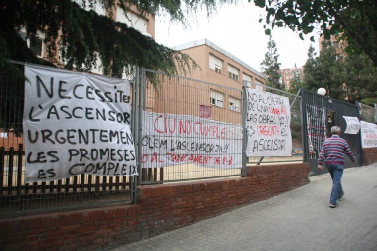La pressió del Baldiri força el compromís de l’Administració de construir l’ascensor