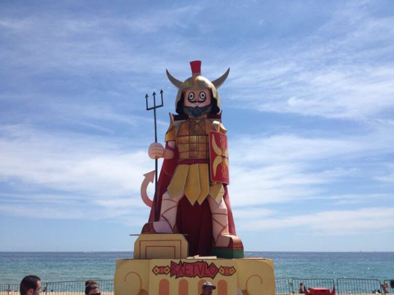 Badalona crema el Dimoni