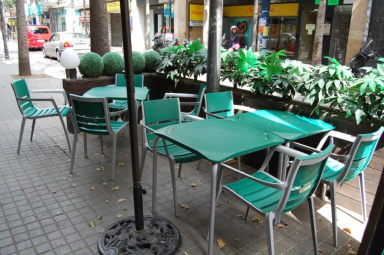 La instal·lació de terrasses a la ciutat augmenta un 11% el 2014