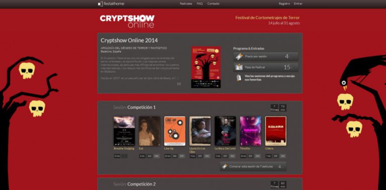 Els curts del Cryptshow Festival salten a Internet després de la 8a edició