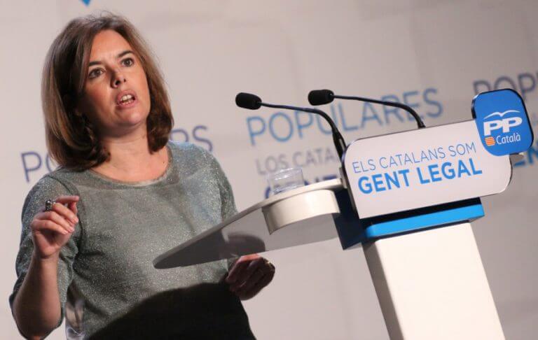 Sáenz de Santamaría tanca la conferència política del PP a Badalona
