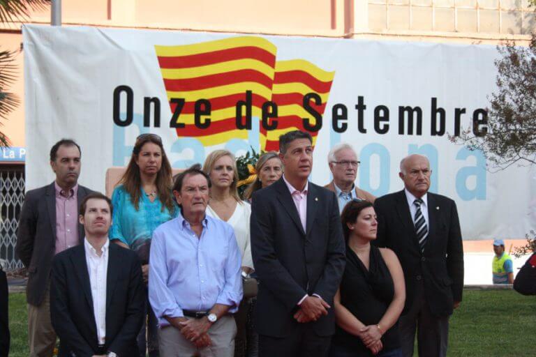 L’oposició deixa plantat Albiol a l’ofrena institucional de la Diada