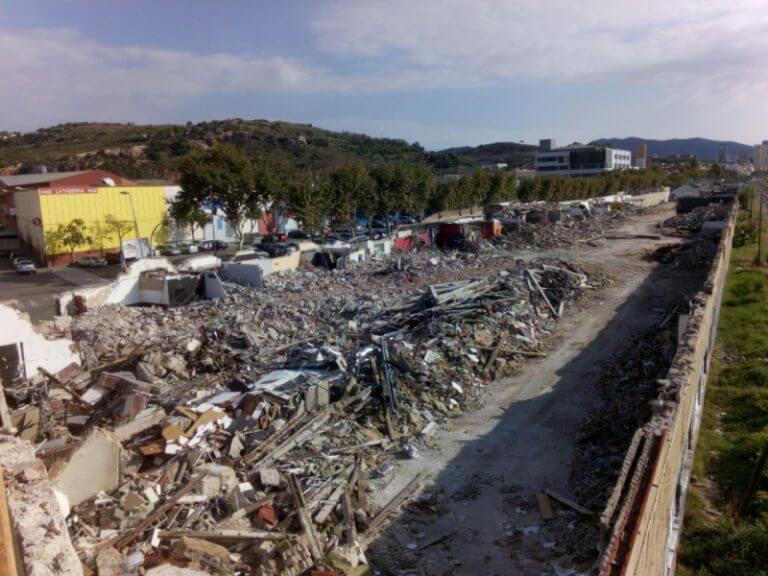 L’enderrocament dels locals de Can Ribó finalitzarà a l’octubre