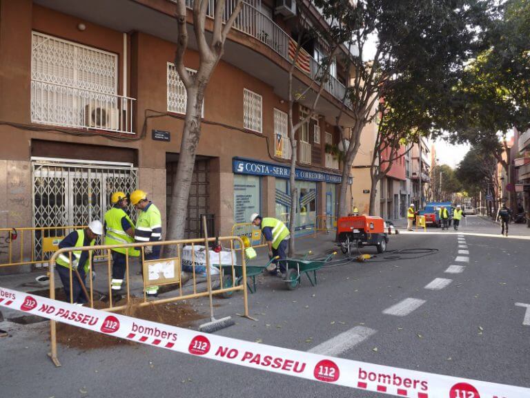 Una explosió de gas obliga a desallotjar prop de 400 veïns