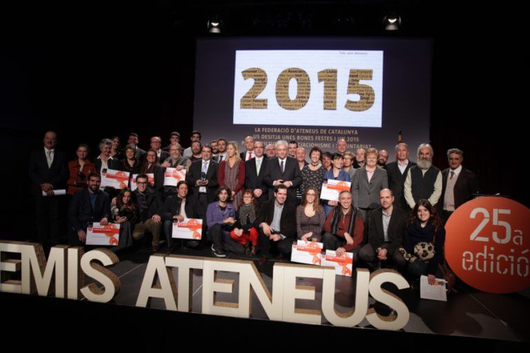 L’Ateneu de Sant Roc, guardonat als 25ns Premis Ateneus