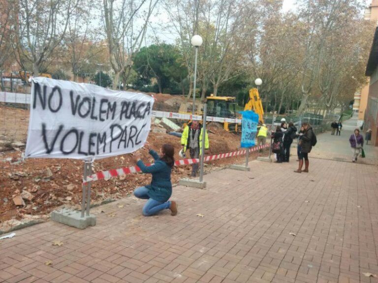 La reforma del Parc de Nova Lloreda desperta polèmica entre veïns i govern local