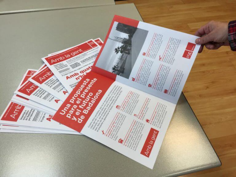 El PSC comença a distribuir 80.000 butlletins amb les seves propostes de cara al maig