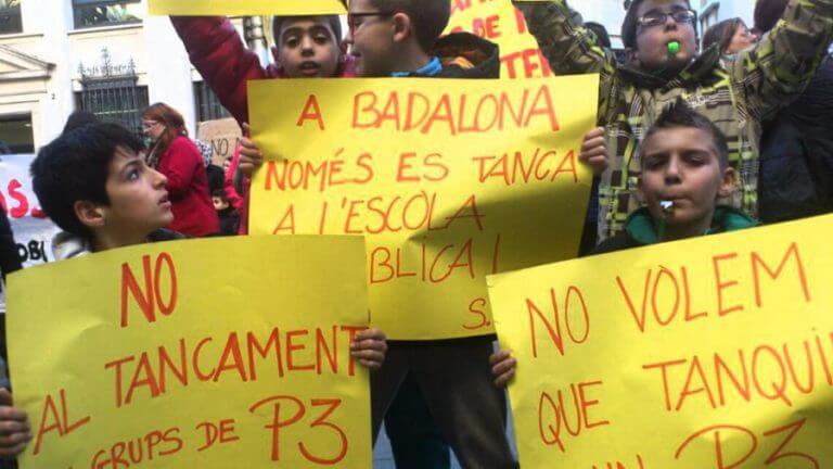 La comunitat educativa es mou contra la possible supressió de grups de P3