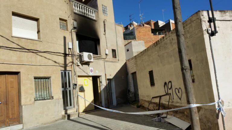 Una explosió de gas provoca tres ferits al barri de Sant Crist