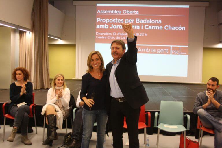 El PSC de Badalona escalfa motors de precampanya amb Carme Chacón