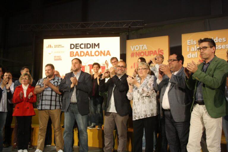 Oriol Junqueras esperona ERC a guanyar força a Badalona i ser clau per cosir majories