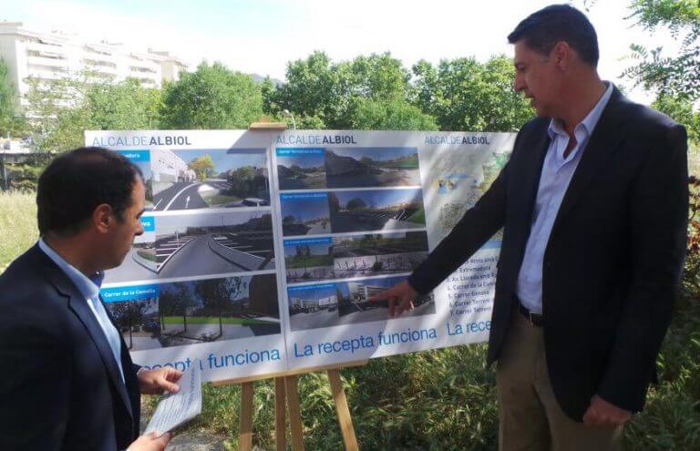 Albiol i el PP aposten per les infraestructures i la via pública durant l’inici de campanya