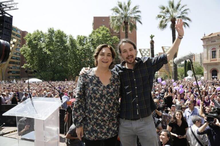 Pablo Iglesias, protagonista d’un acte al parc del Gran Sol del barri de Llefià