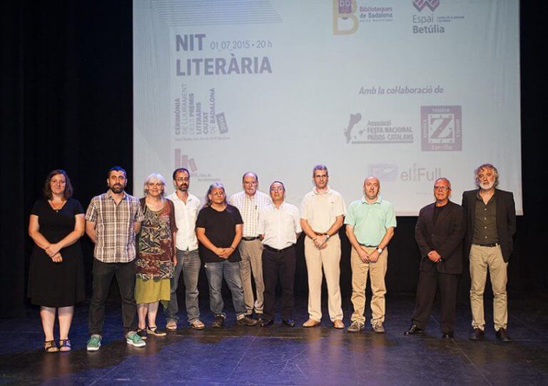 Jordi Ortiz i Manel Aljama guanyen els premis literaris Ciutat de Badalona 2015