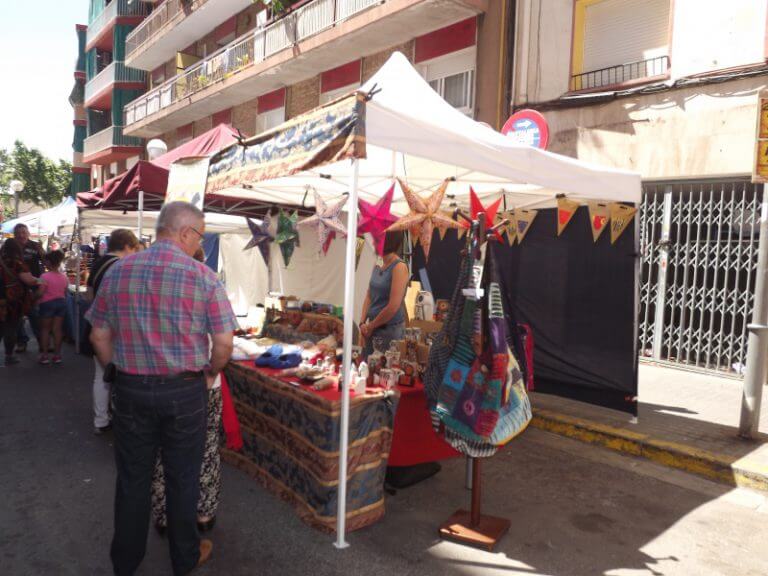 La plaça Caritg es converteix en un mercat medieval