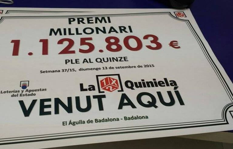 La Quiniela deixa més d’un milió d’euros al barri de Sant Crist