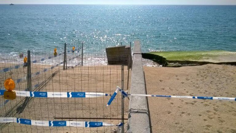 Badalona enceta la reparació del sobreeixidor d’aigües de la Riera de Matamoros