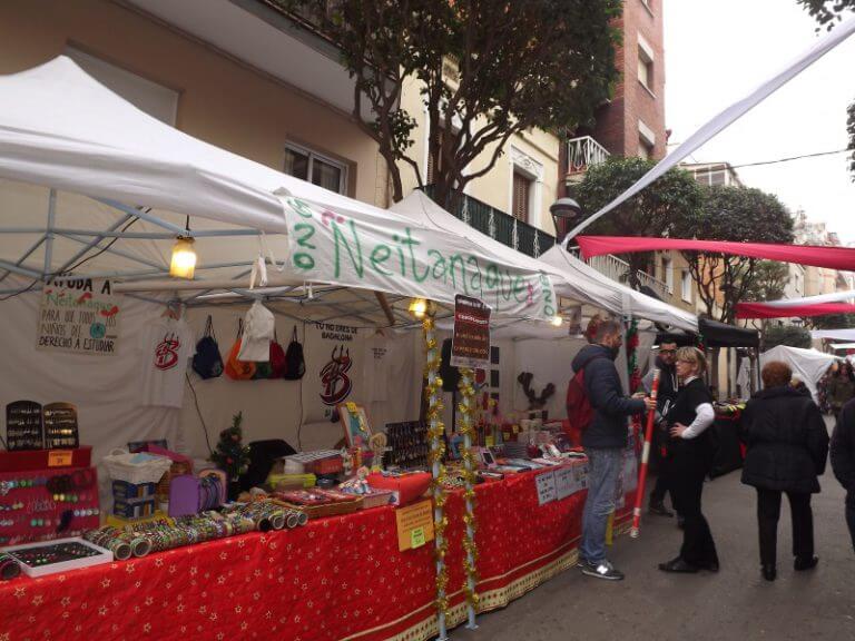 La Fira de Nadal de Pérez Galdós recull al voltant de 900Kg de joguines