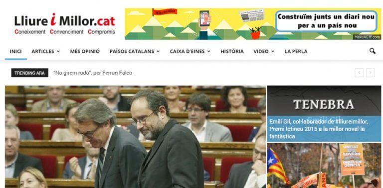 Lliure i Millor, el nou diari digital d’opinió d’àmbit català amb arrels badalonines