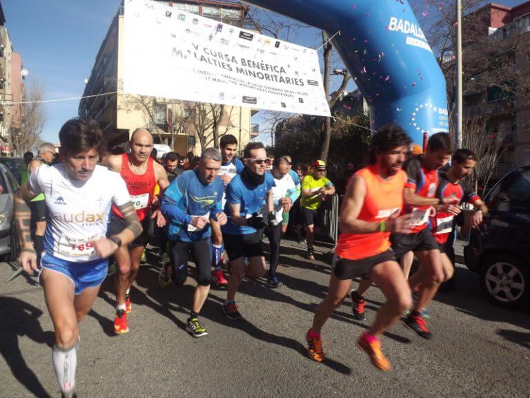 145 atletes recorren Badalona contra les Malalties Minoritàries