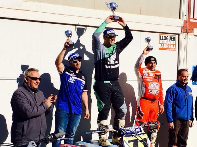 El badaloní Javier Garcia Vico, campió a l’Estatal d’Almenar de Motocròs