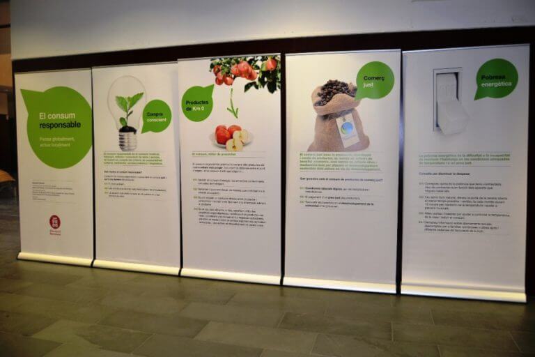 Una exposició al Viver vol conscienciar sobre el consum responsable