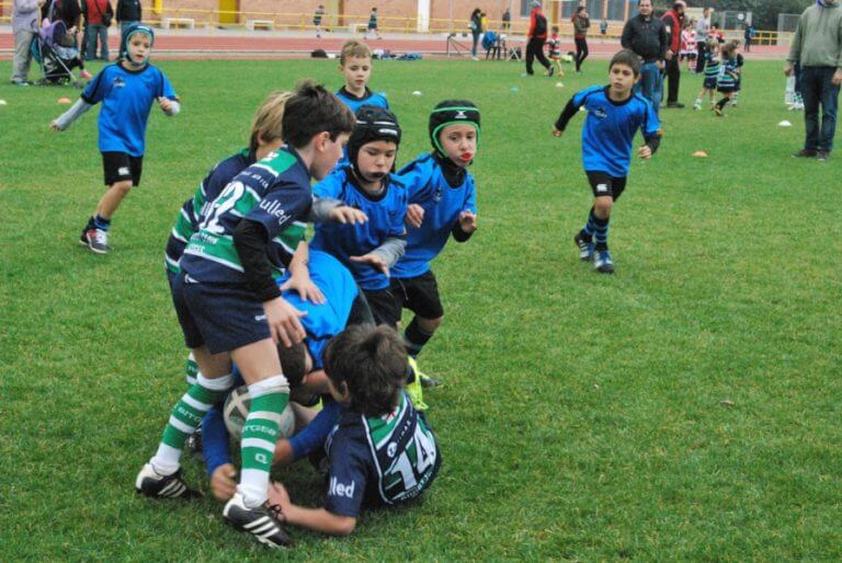 Què és viu en una trobada d’escoles de rugbi?