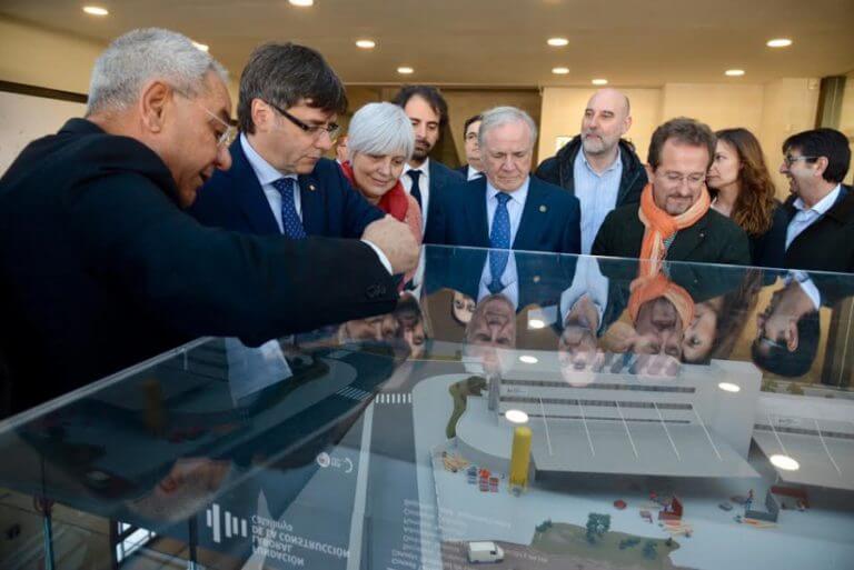 El president Puigdemont inaugura a Badalona la nova seu central de la Fundación Laboral de la Construcción