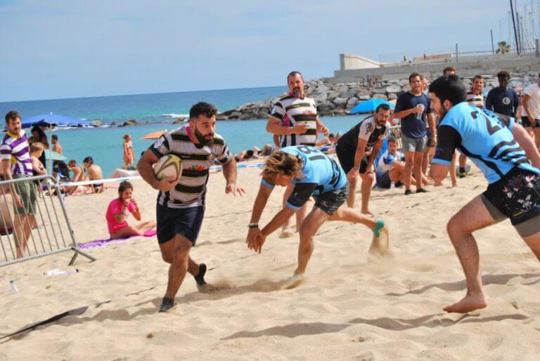 Les millors imatges del torneig de Rugbi Platja de Badalona