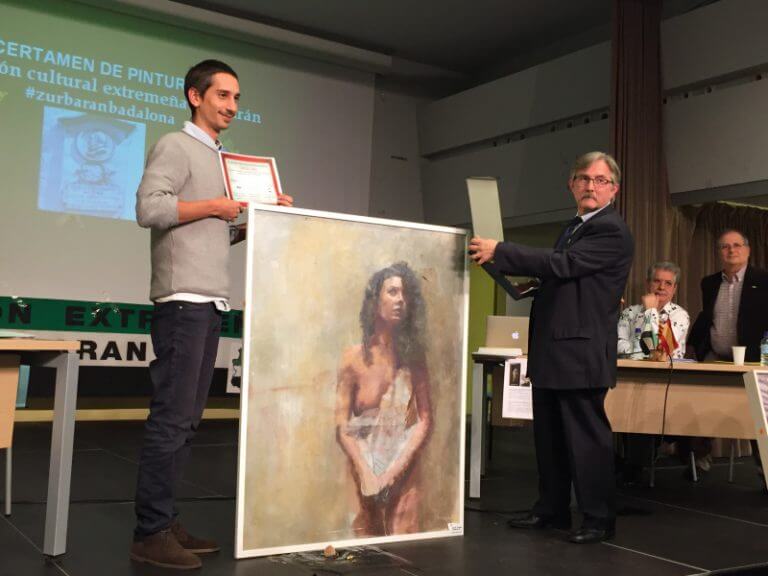 Francisco Salas guanya el 16è Certamen de Pintura de Zurbarán