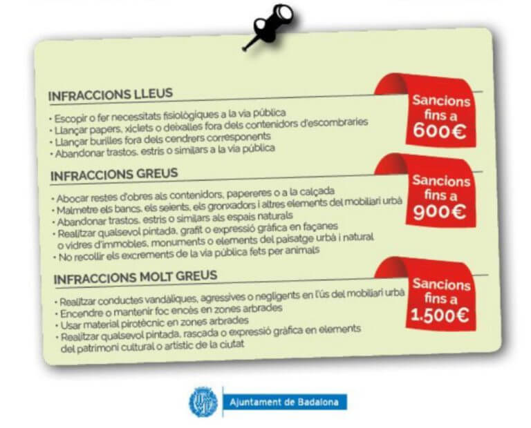 El govern municipal posa en marxa una campanya per combatre l’incivisme