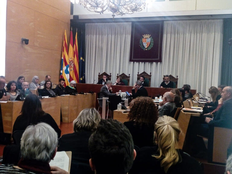 El darrer Ple de l’any aprova el pressupost 2019 de forma inicial