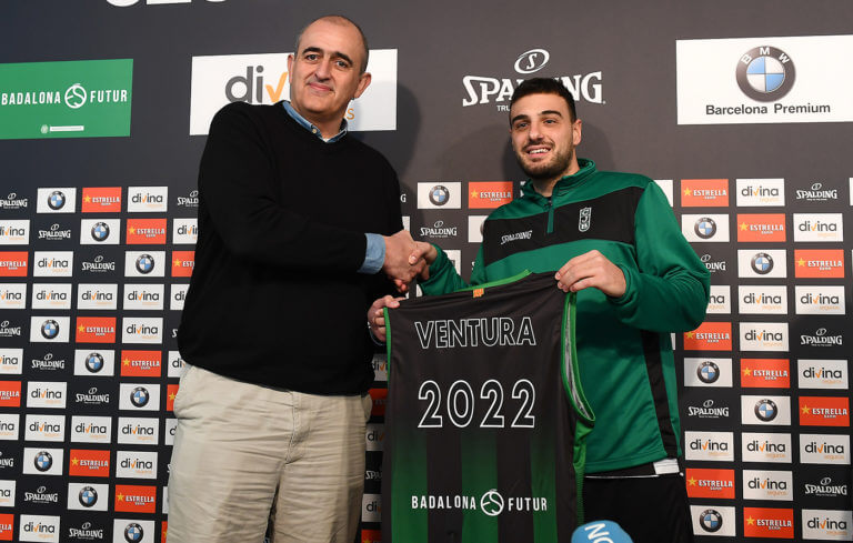 Ventura: “Aquest és el meu club, on he estat sempre, i vull seguir creixent amb la Penya”