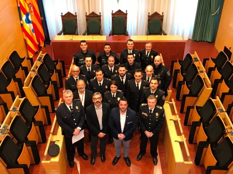 Reconeixement de l’Ajuntament als agents de la GU de servei el dia de l’incendi