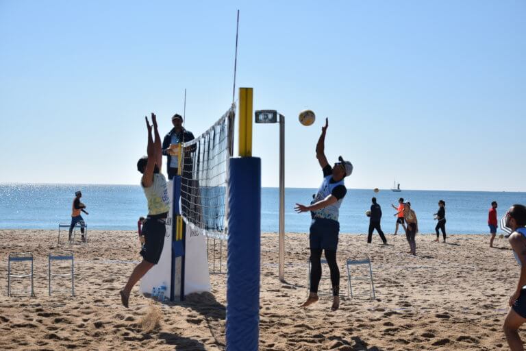 Badalona viu la primera prova del Campionat de Catalunya de vòlei platja