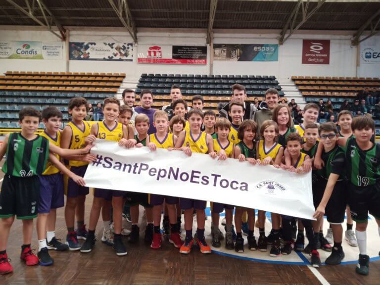 #SantPepNoEsToca movilitza el basquetbol badaloní, català i l’elit internacional