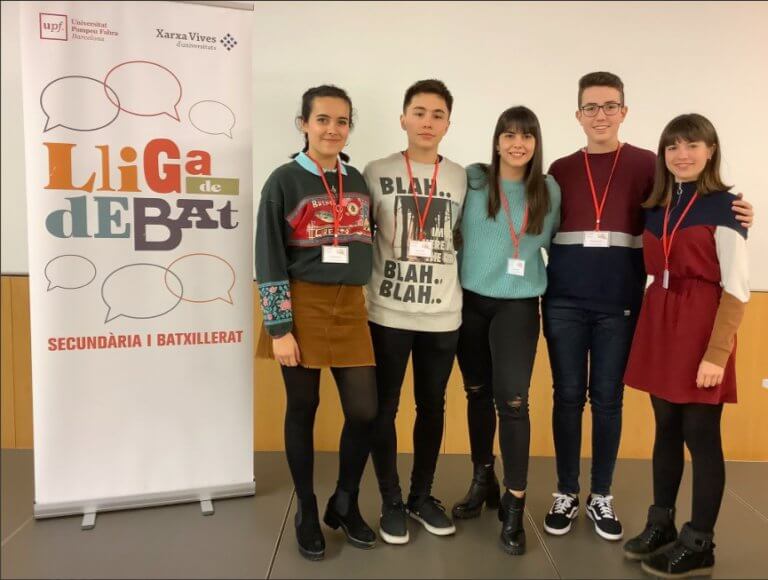 L’equip del Col·legi Badalonès guanya la lliga de debat de la UPF