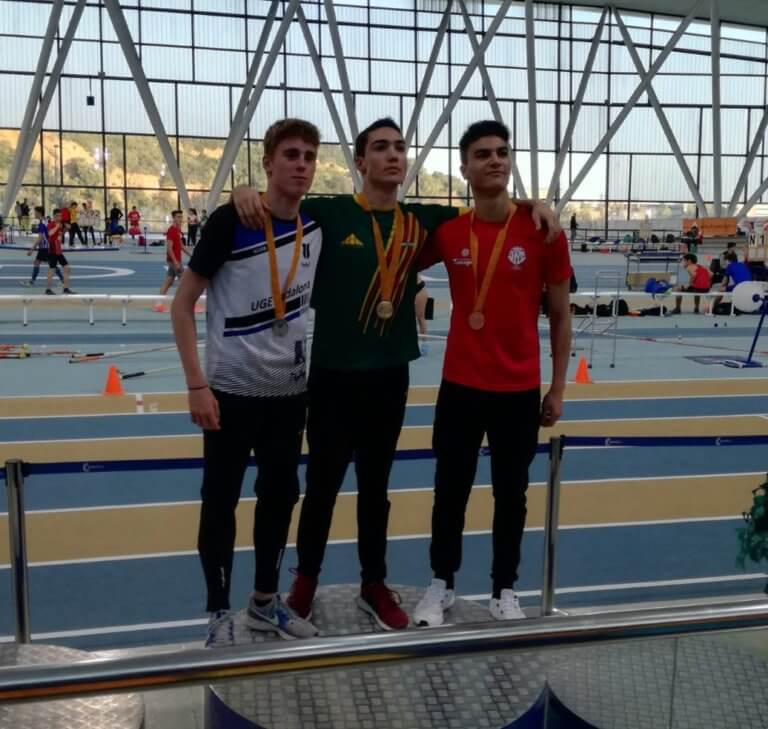 Marc Garcia (UGE Badalona) Sotscampió de Catalunya Sots 18 en els 400 metres llisos