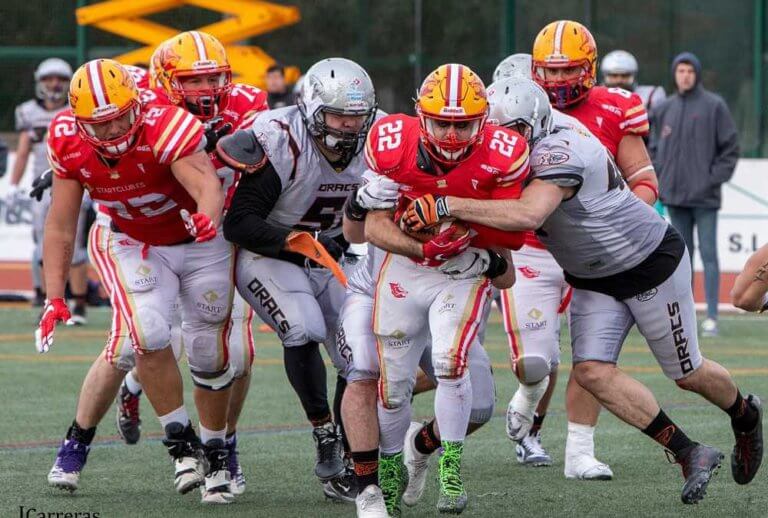 Èpica victòria dels Badalona Dracs a Madrid (38-39)