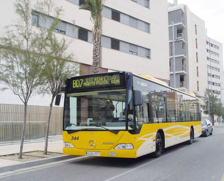 Les línies B7, B8 i B9 de Tusgsal es modifiquen per millorar el servei d’autobús
