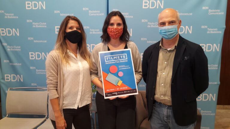 El cartell de FILMETS d’enguany és obra de Roser Butrón, alumna de l’Escola d’Art Superior de Disseny Pau Gargallo