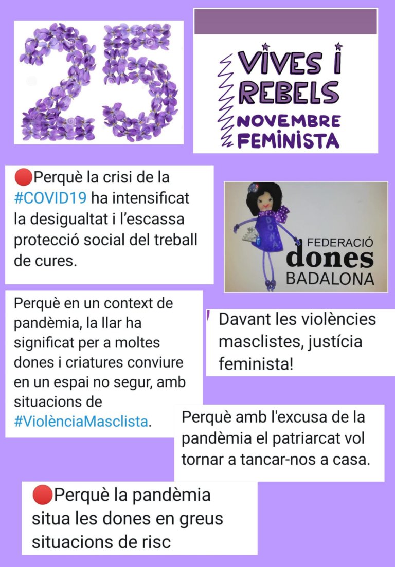 Badalona commemorarà el 25N
