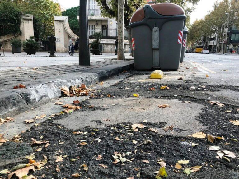 Busquen al piròman que està cremant contenidors a l’àrea metropolitana