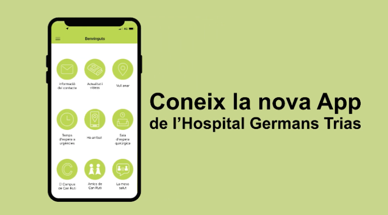 Nova App de L’Hospital Germans Trias per millorar l’experiencia de l’usurari